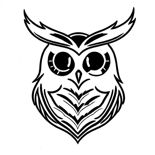 Attoo Owl Vs Hawk For Real Human Heart With Talons Out