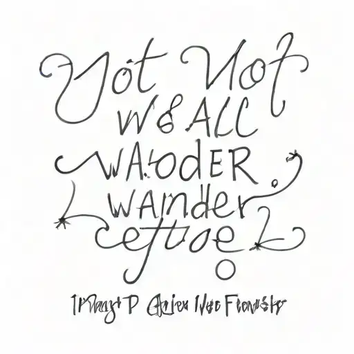 Quote 'Not All Who Wander