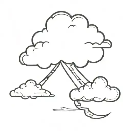 Cloud With Thunderbolt