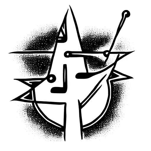 Ankh And Hieroglyphics