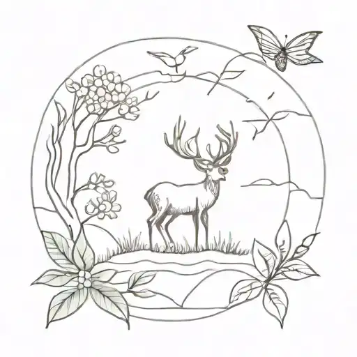 A Tattoo For Someone That Loves All Nature