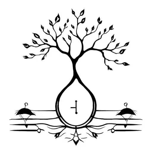 Tree Of Life And Astrological Sign Aries And Libra