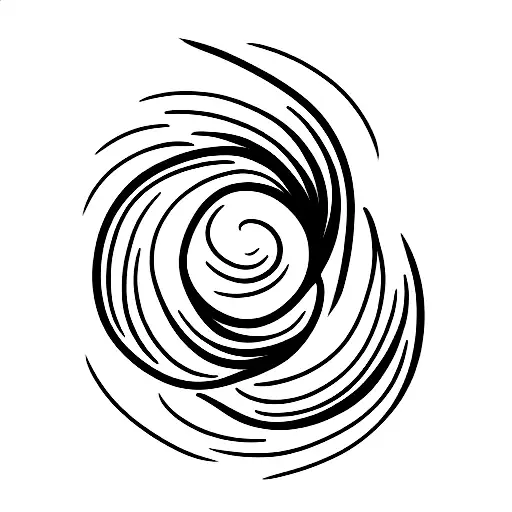 Ocean Wave Around Lily Flower