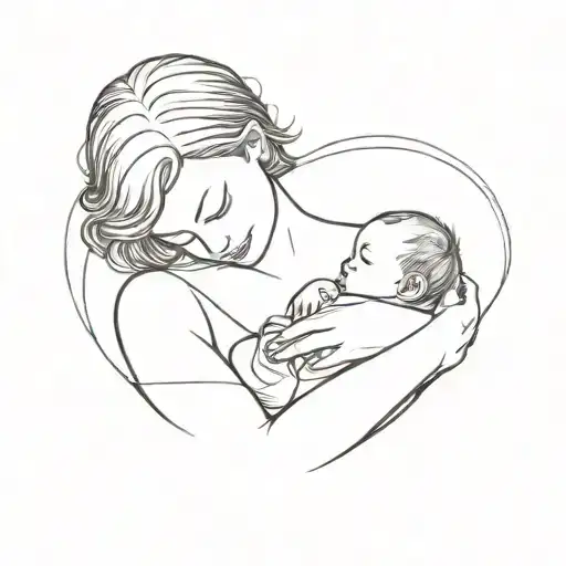 Breastfeeding Baby Boy