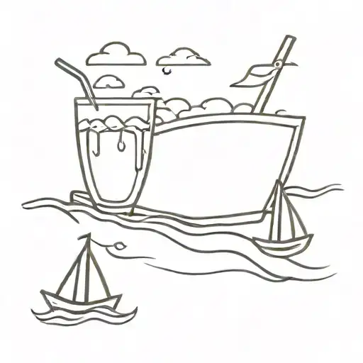 Summertime Friends Boat Beer