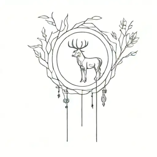 Western Simple Line Drawing