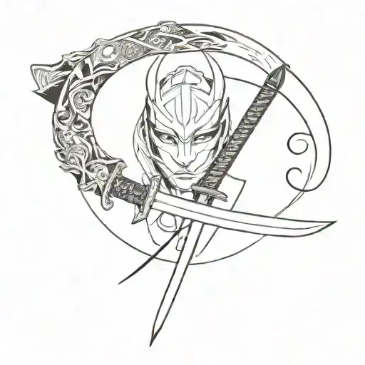 Katana Through The Demon