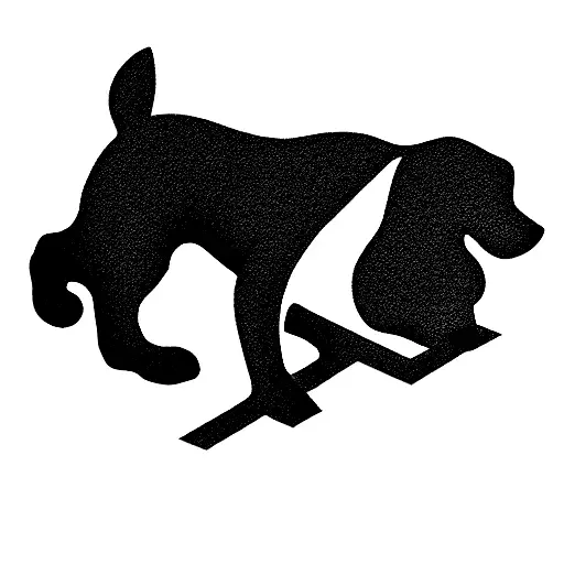 Dog Jumping Off A Dock Into A Lake