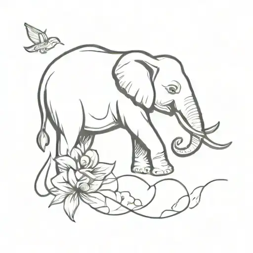 Elephant And Goldfish