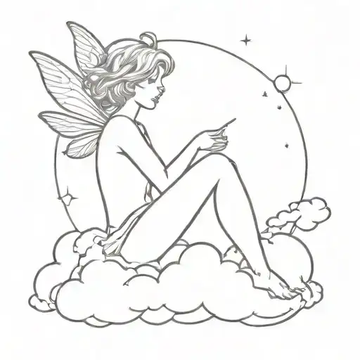 Fairy On A Cloud