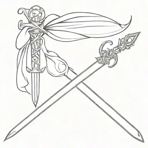 Shake Wrapped Around Sword