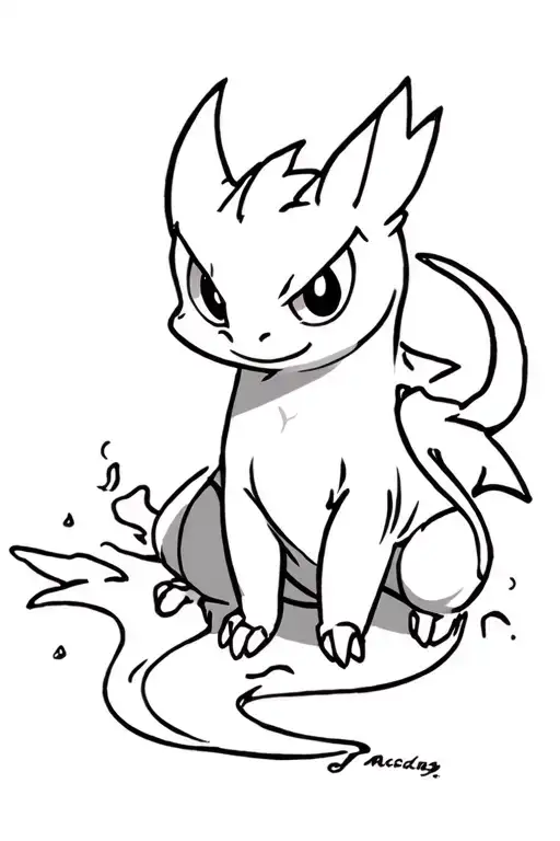 Toothless Night Fury Cartoon Cute