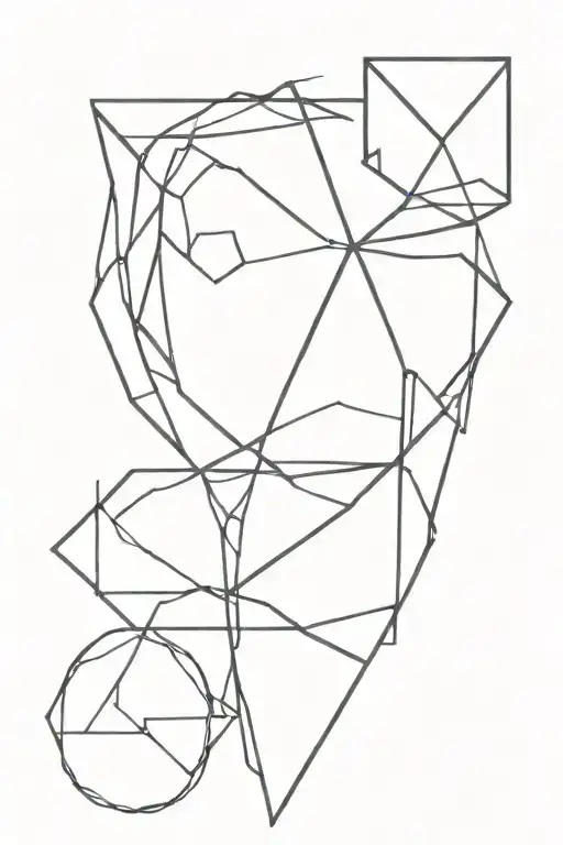 Gemini Symbol Geometric