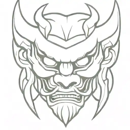 Oni Demon Mask