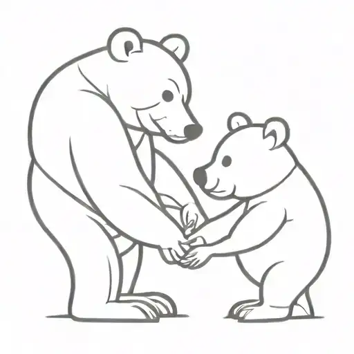 Bundy Rum Bear And Xxxx Man Shaking Hands