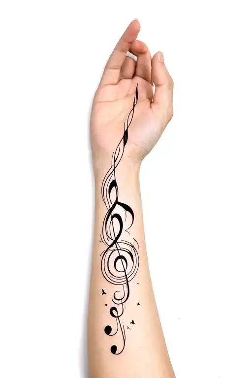The Inner Side Of The Forearm Has Patterns Related To Music And Singing