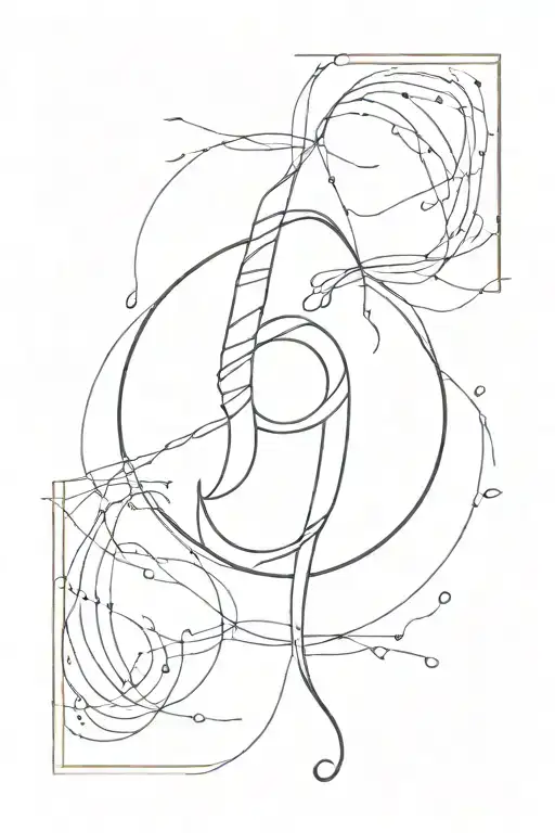 Semicolon With A Billie Eilish Sign Intertwined