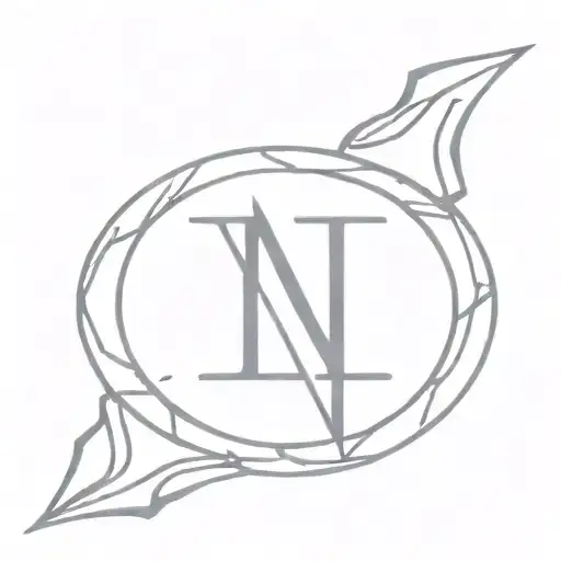 No In Norse Runes Engraved
