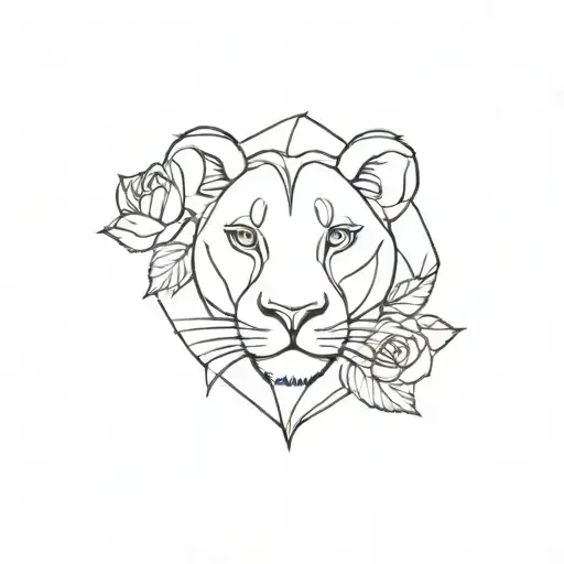 Nala Bebe Dans Le Roi Lion Avec Des Rose