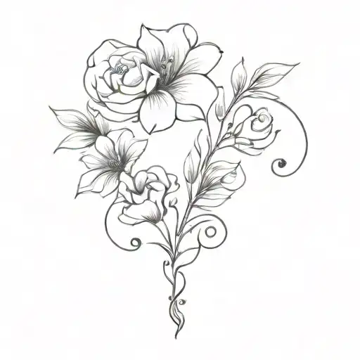 Floral And Scorpio And Pink