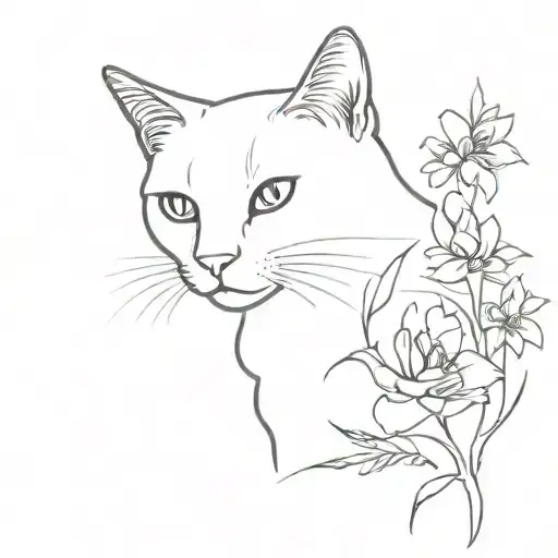 Memorable For A Cat With The Birth Flowers Of November