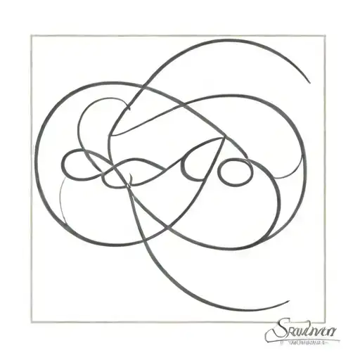 Infinity Symbol With Name Salvador Alvador