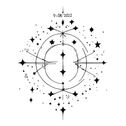 Celestial Theme Incorporating The Date 01-08-2022
