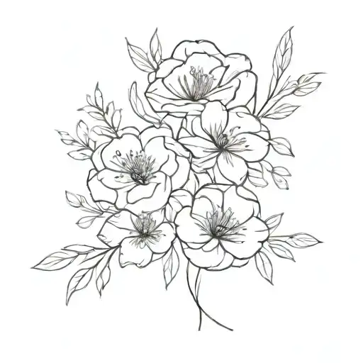 Birth Flower Bouquet