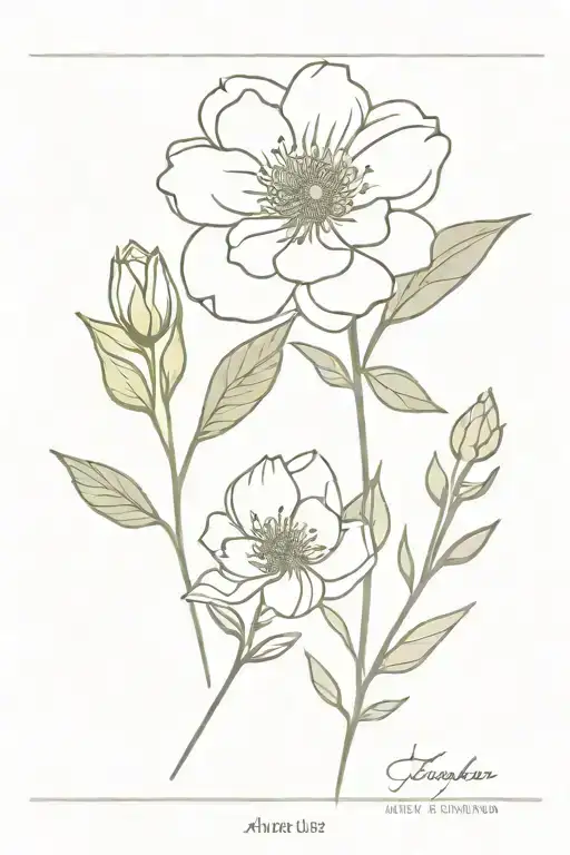 June August And September Birth Flower