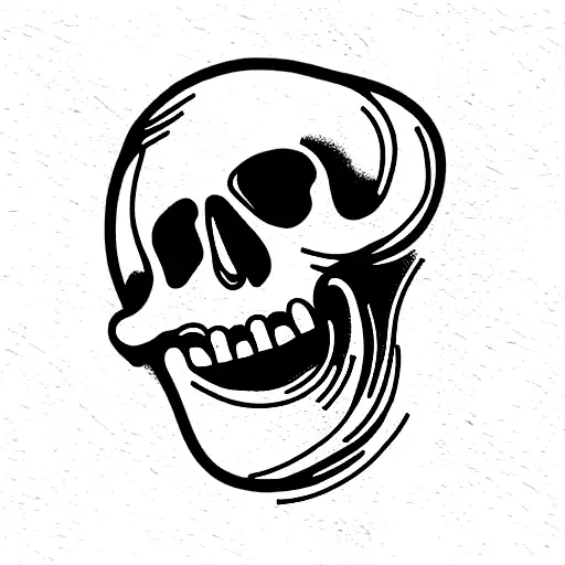 Skull With Soul Leaking Out