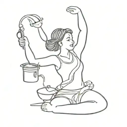 Cooking And Dancing To Music