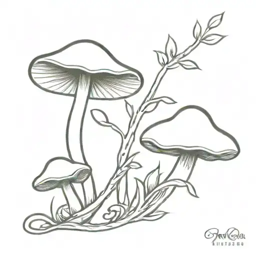 Mushroom Vine Wrap Around