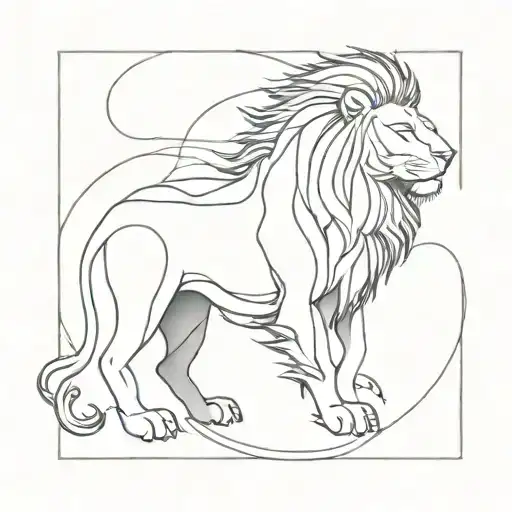Fibonacci Spirals Lion