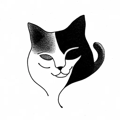 A Body Of A Cat Design