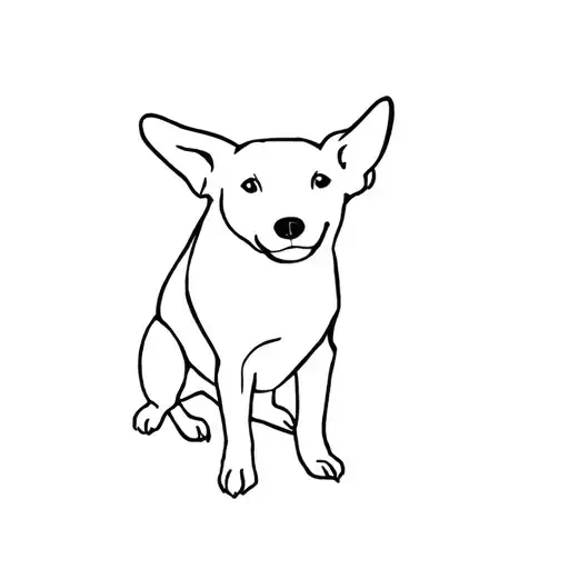 Dog Mixture Of Corgue And Sib