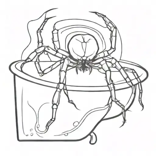 Spider In The Bathtub