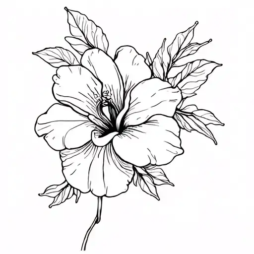 Orchid Rose And Hibiscus Flower