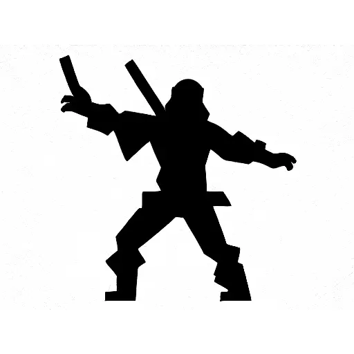 Cyberpunk Ninja Back