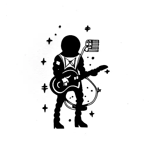Astronaut Guitarist