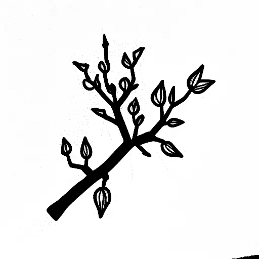 Cruz De La Victoria And Cherry Tree Flowers