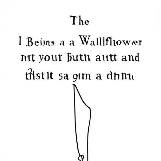 The Perks Of Being A Wallflower Book Reference