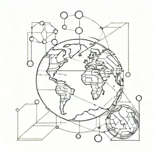 Planet Earth But Half In Binary Numbers