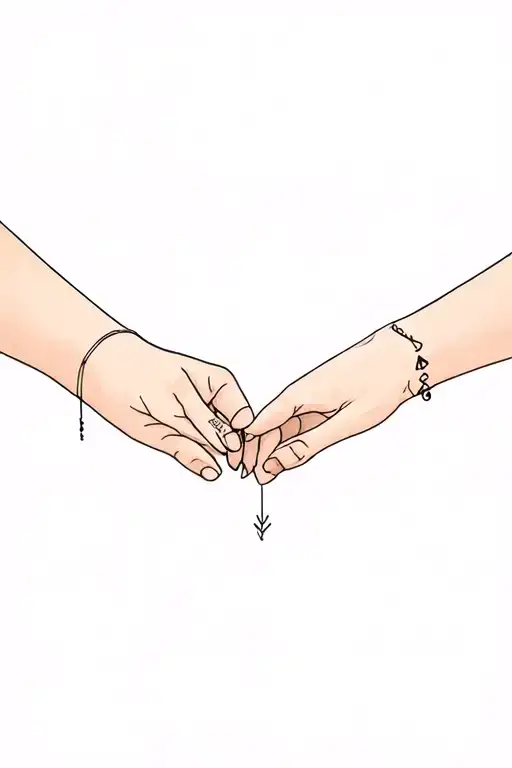 Mama And Baby Hand Reaching