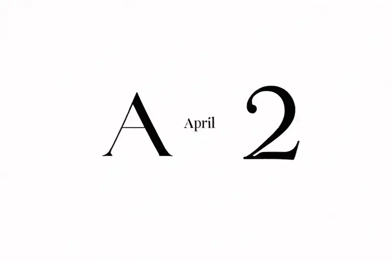 April 2 Roman Numerals