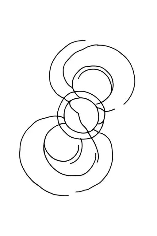 Sun And Moon Intertwined