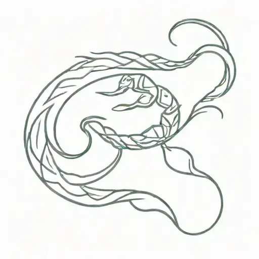 Scorpio And Sea Wave