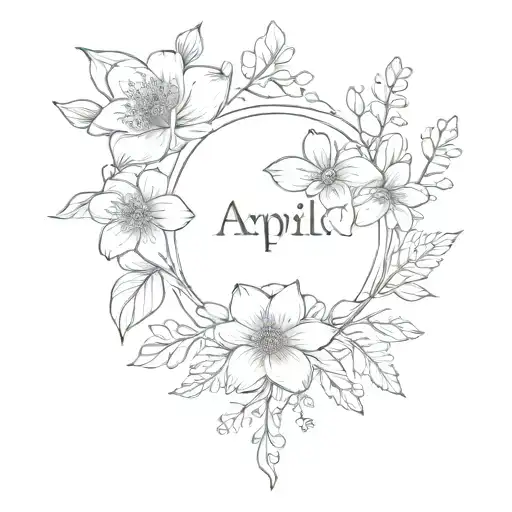 Simple Birth Flower Months Of November September And April In A Bouquet