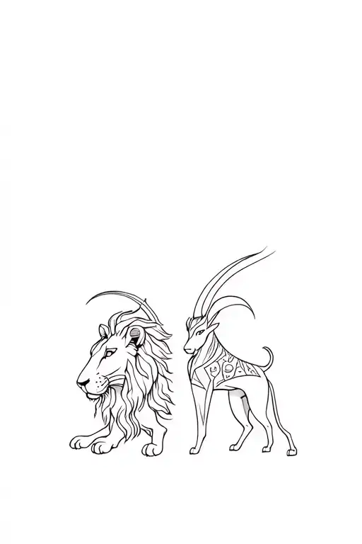 Zodiac Lion And Capricorn Zodiac Sign