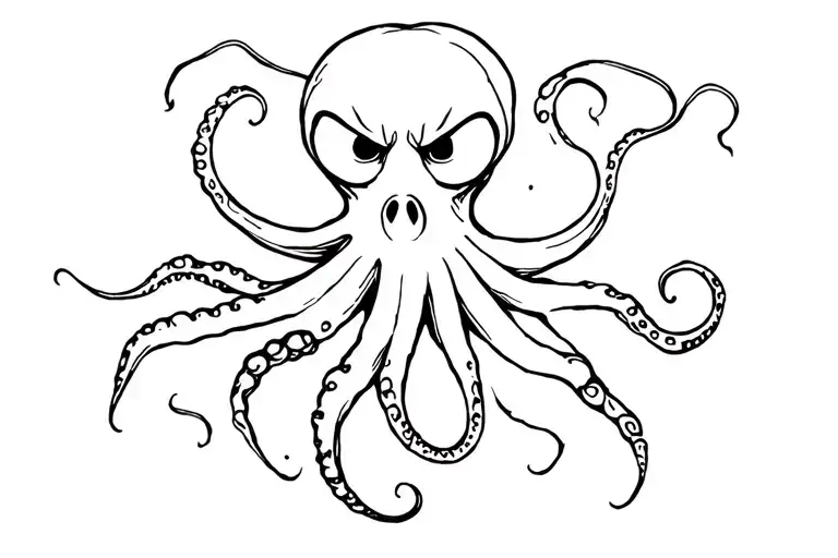 An Angry Octopus