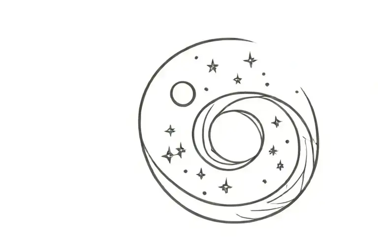 Minimal Moon With Moonlight Text